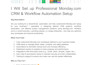 set up your monday com workspace, monday CRM, boards, virtual assistant